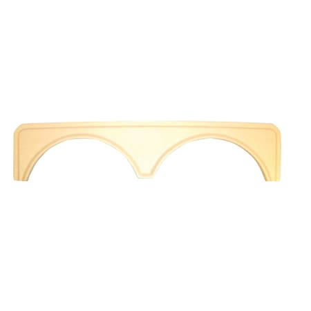 Tandem Axle Fender Skirt FS668 - Colonial White - ICON 00415